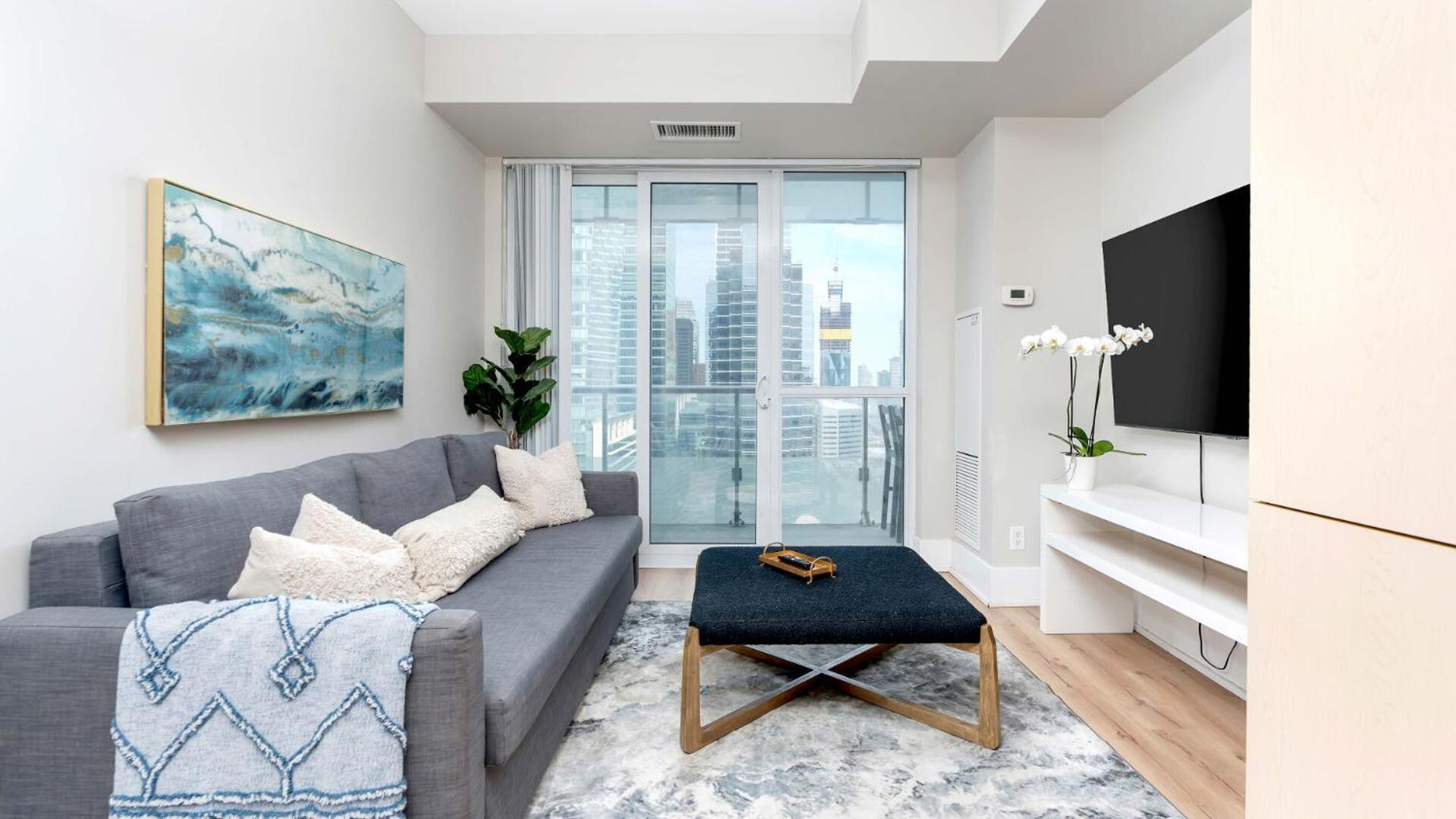 تورونتو 2Bedroom Cn Tower And Water Views - Free Parking - Rooftop Pool المظهر الخارجي الصورة